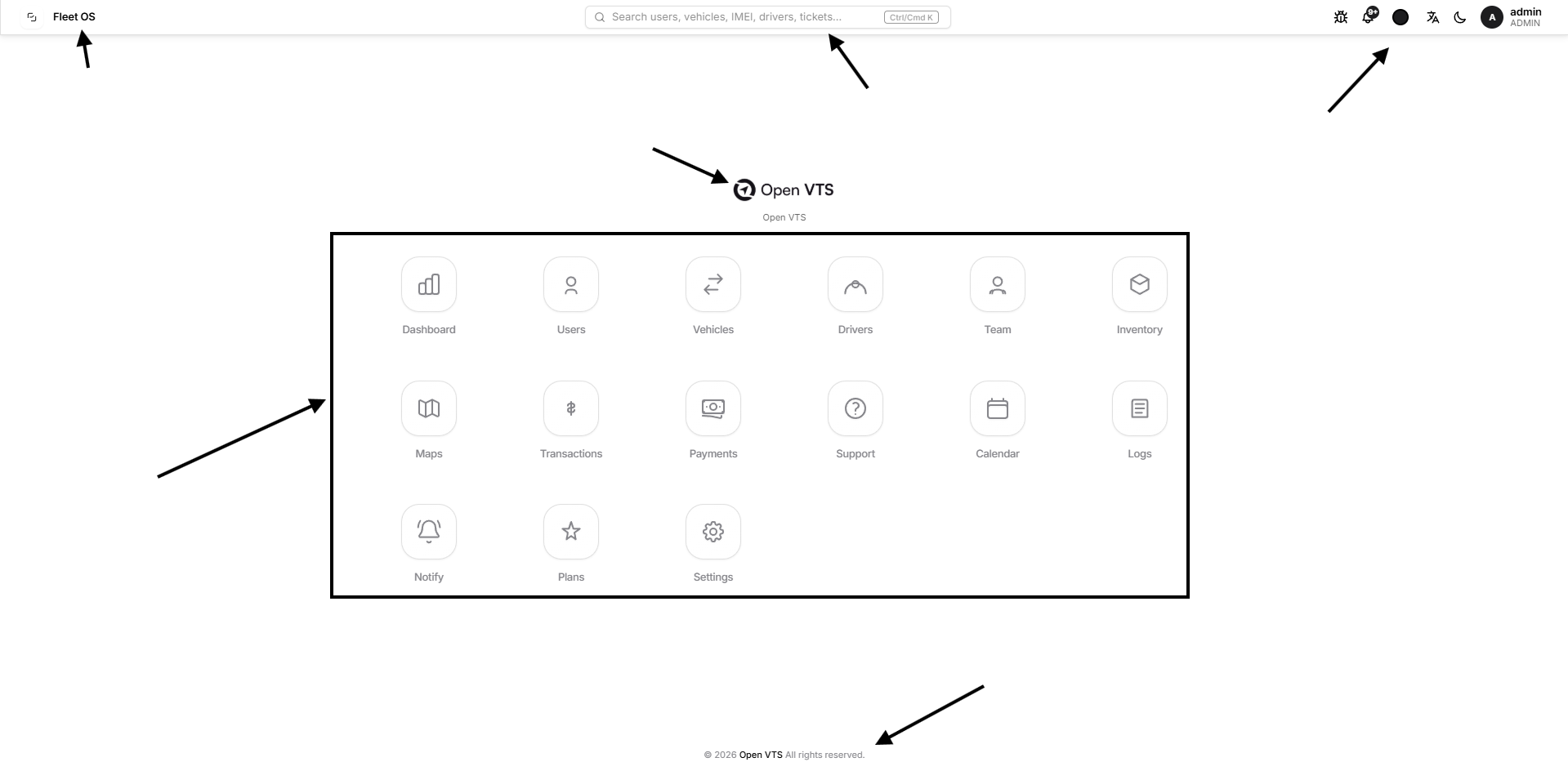 homepage overview