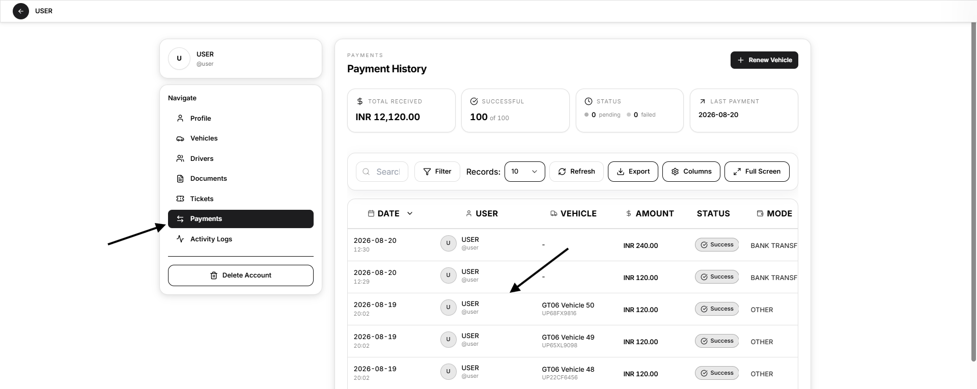 payment