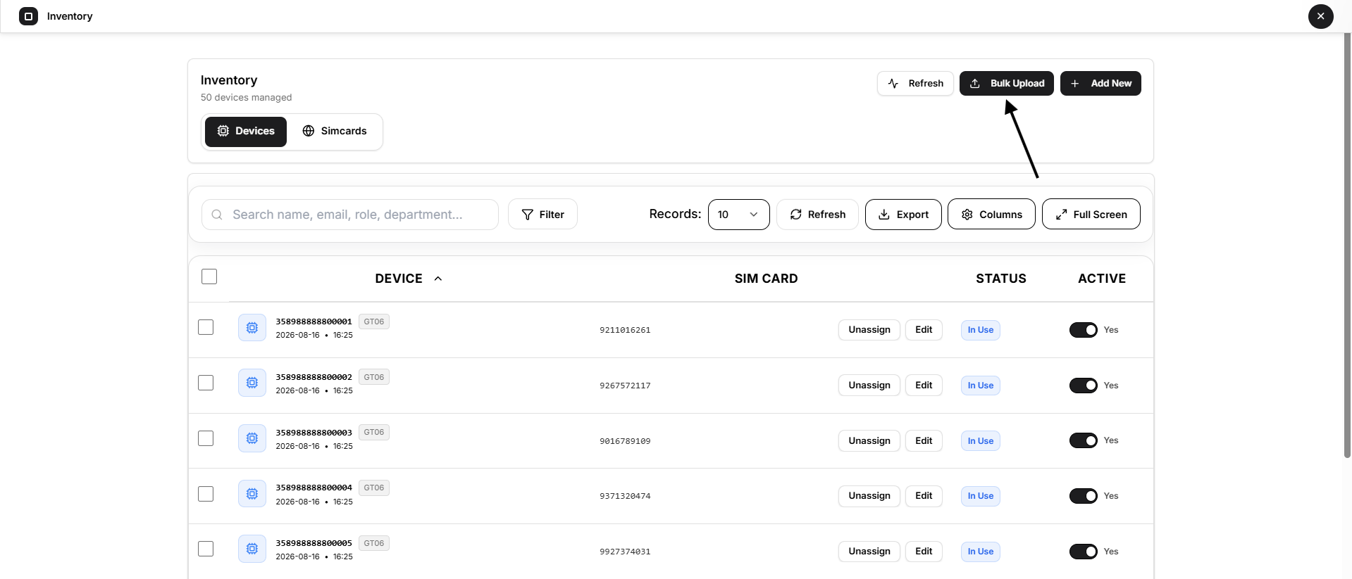 bulk upload 1