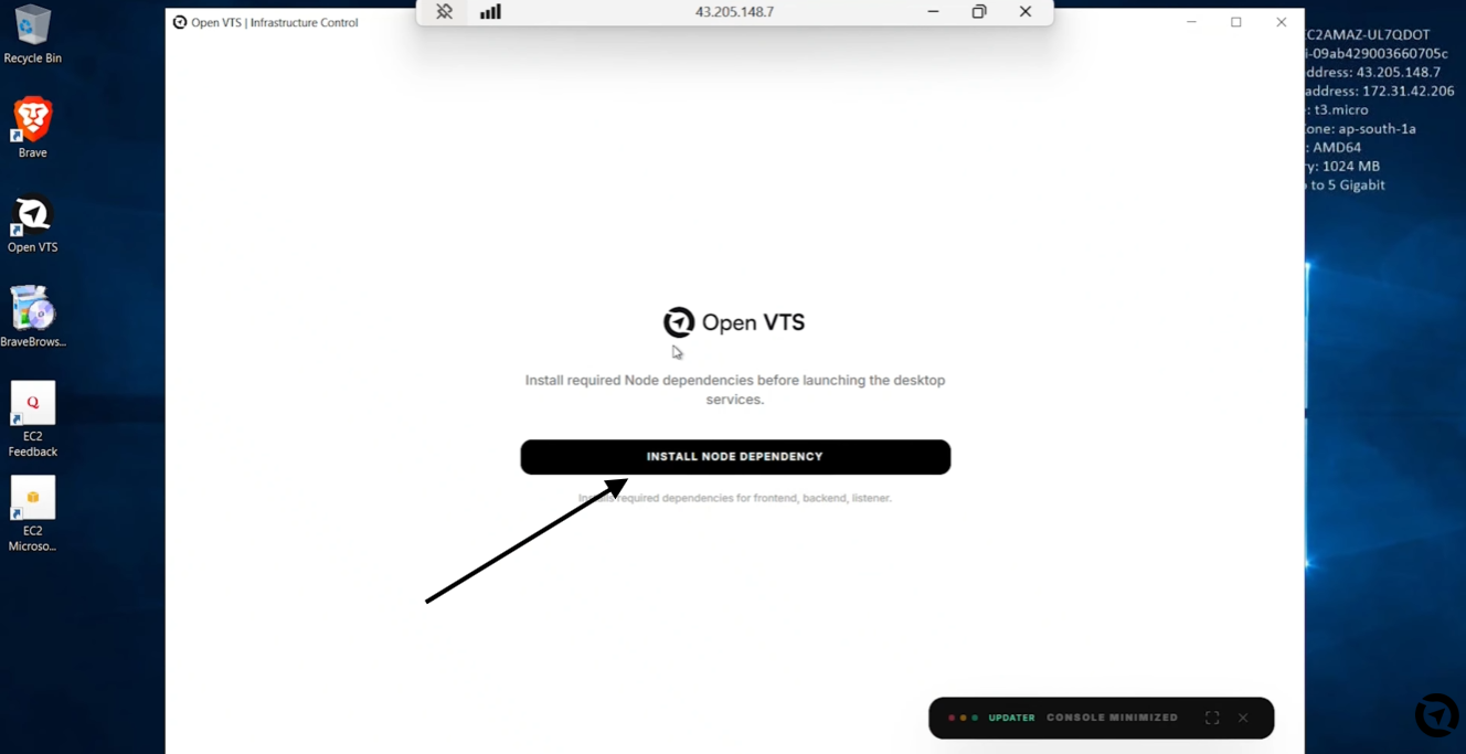 install node dependency
