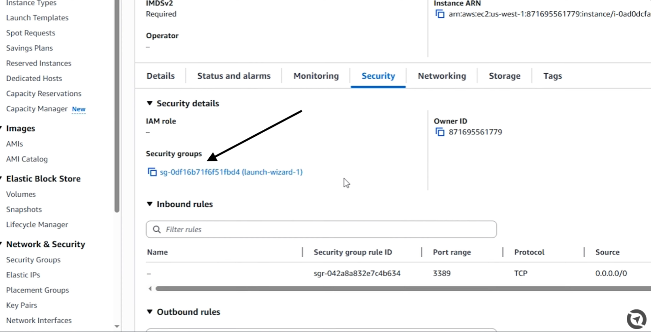 securty group