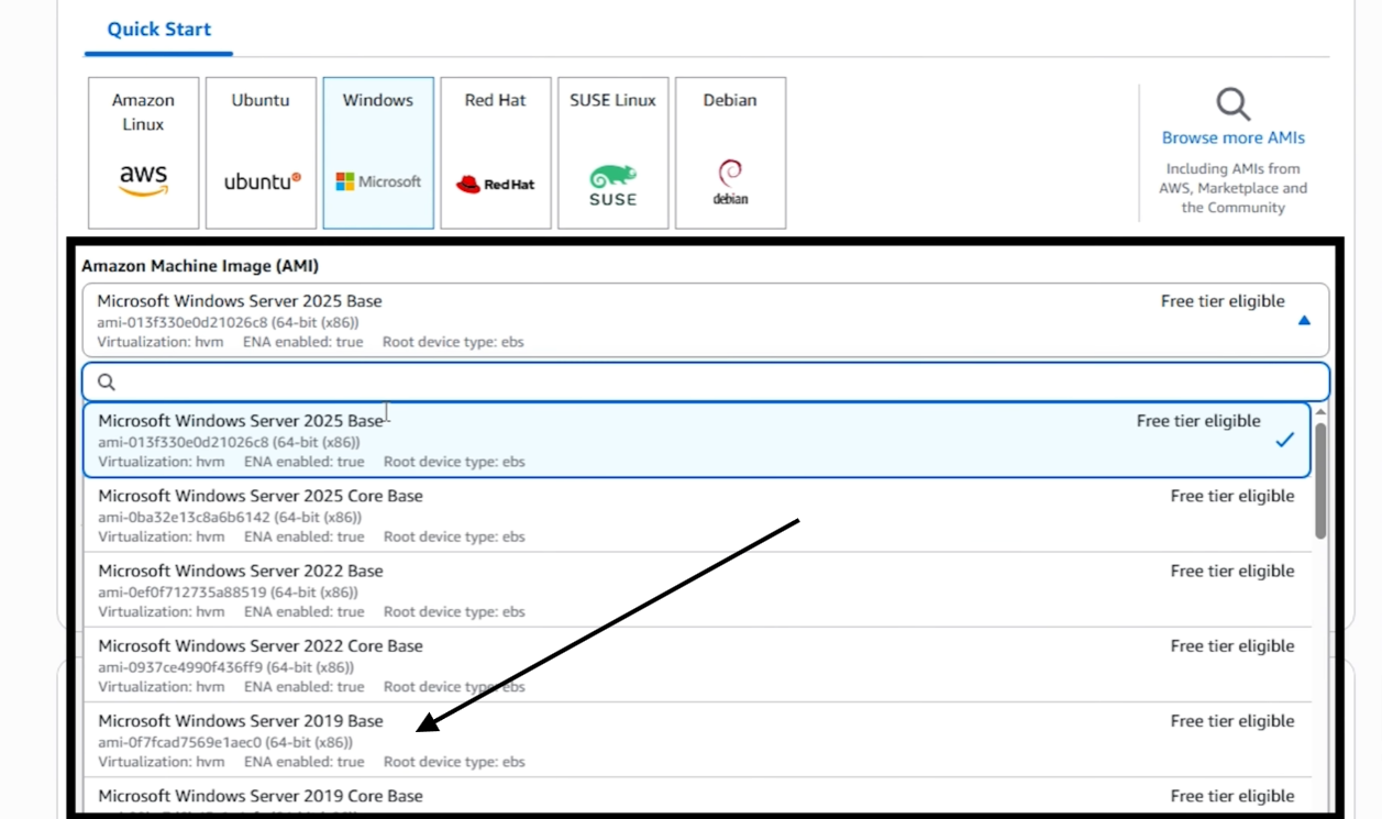 Microsoft window server 2019 Base