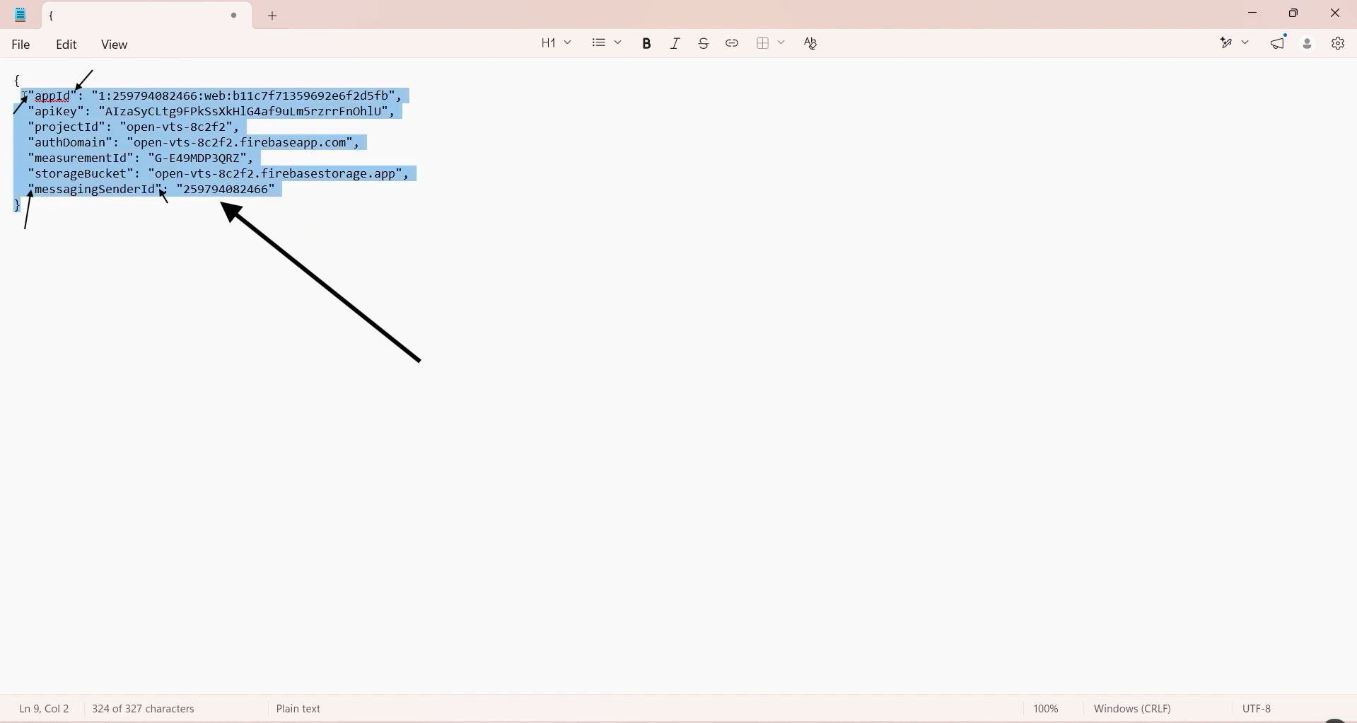 make json format