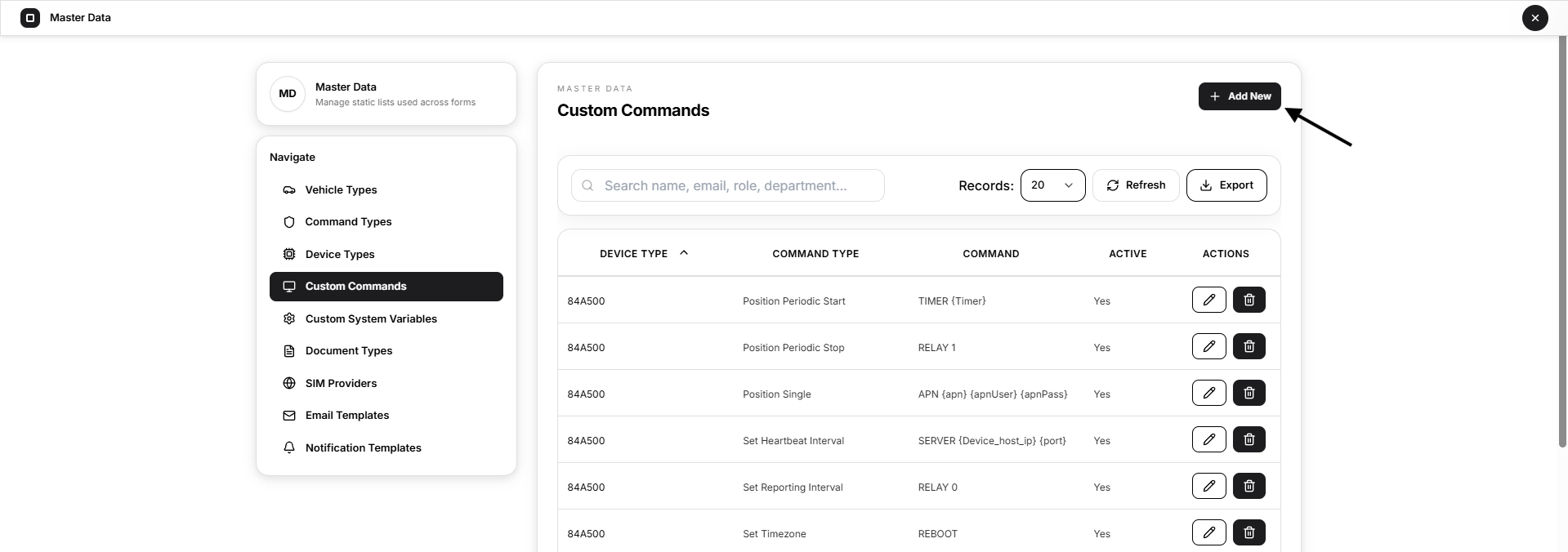 add new custom command