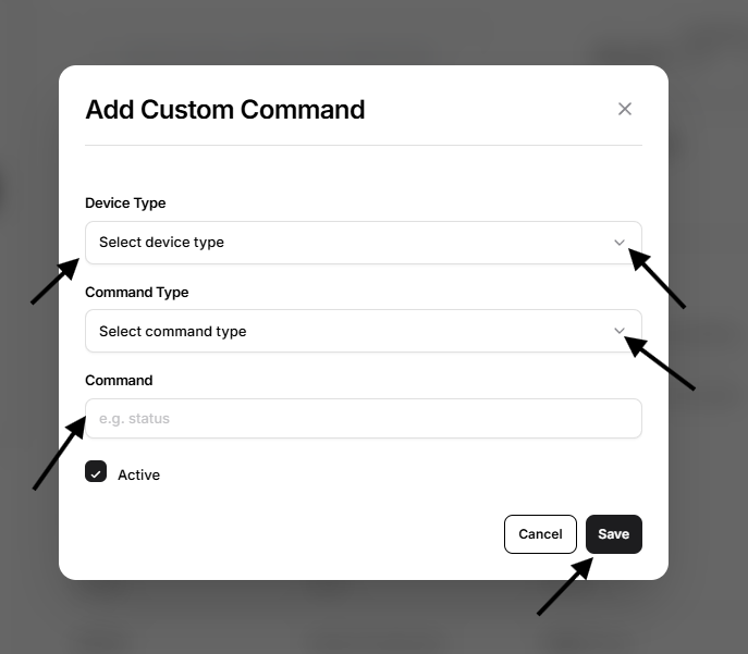 add custom command