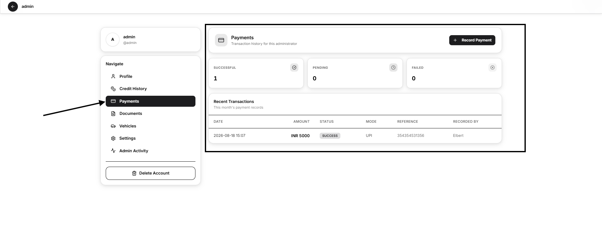 payment