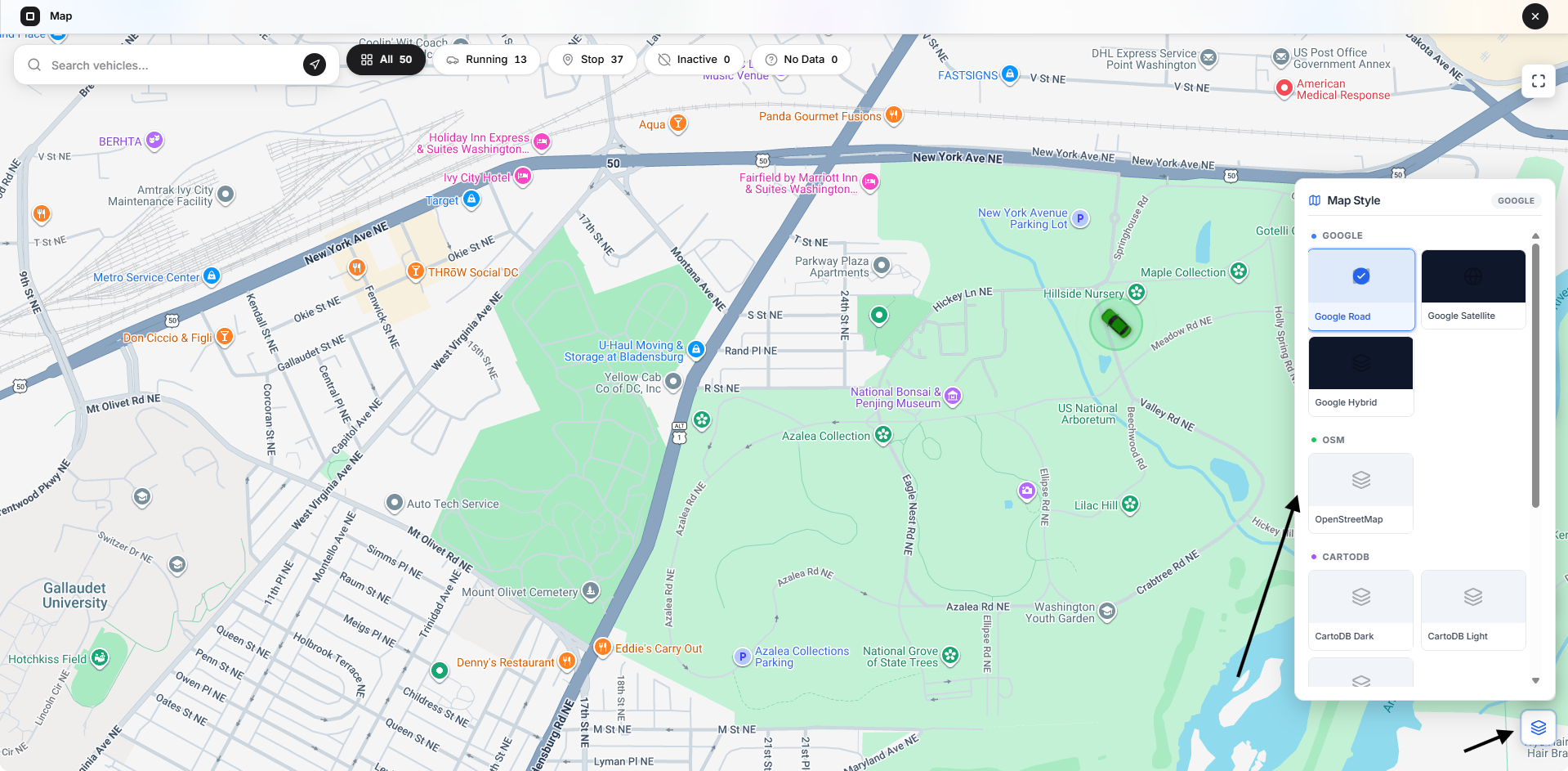 map style