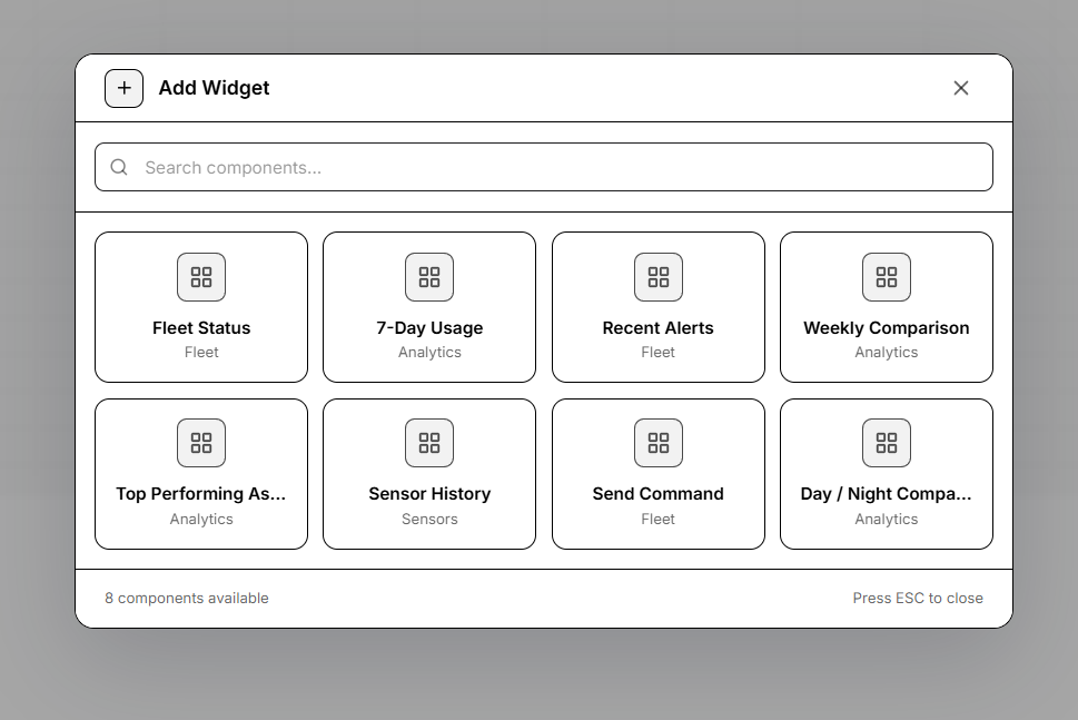 WIDGETS